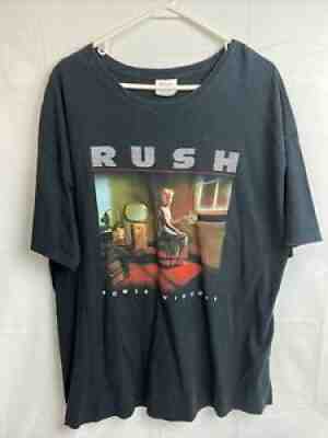 RUSH T-shirt Vintage 00s Power Windows Cover Double Sided Size 2XL Free Shipping