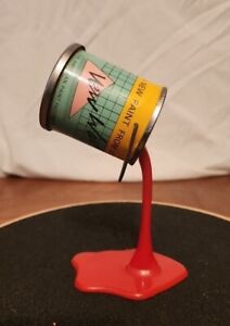 VTG NEW WAVE 1980’s Spilled Red Paint Art Bank