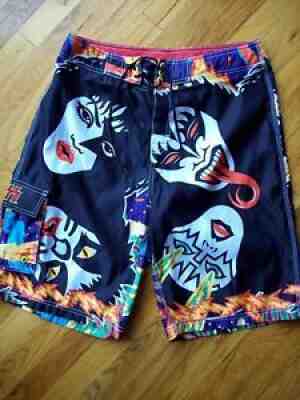 KISS Rock And Roll Over Dragonfly Shorts hot