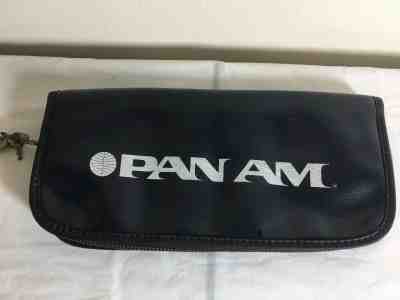 Pan Am Airlines Purser Purse Wallet Lock Attendant Stewardess In Flight Vintage