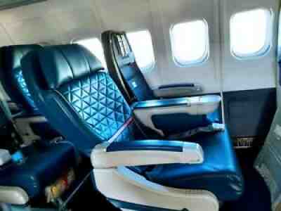 MD88, MD90 Jetliner, Aircraft, Airplane FIRST CLASS Leather Seats