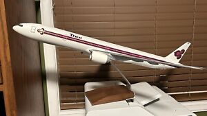 PacMin 1/100 Scale Thai Airways Boeing 777-300 Model - Mint in Box