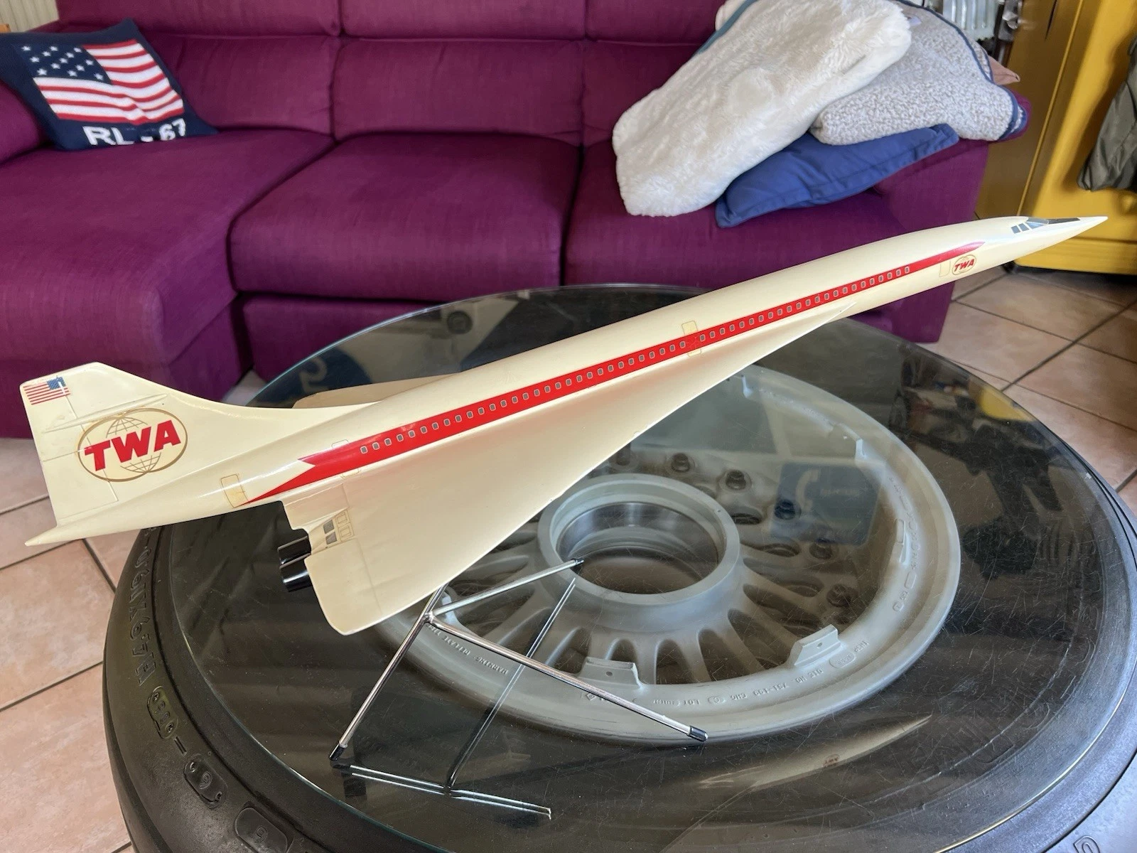 Vintage 1/72 TWA Concorde SST by Westway UK PACMIN