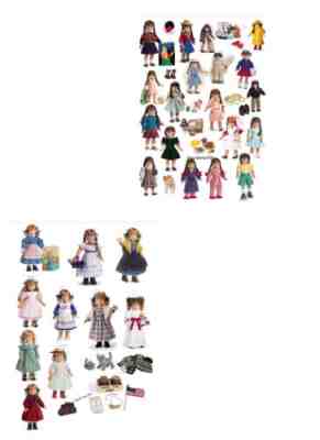 RESERVED Pleasant Company /American Girl Doll Molly & Kirsten Lot NRFB