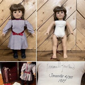 Signed 1987 Pleasant Company American Girl Meet Samantha Doll (Lucky # 1300)