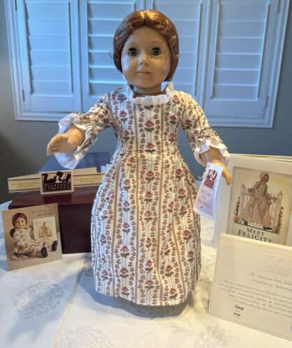 FELICITY American Girl signed PLEASANT ROWLAND numbered 418 NIB COA 1991 RARE