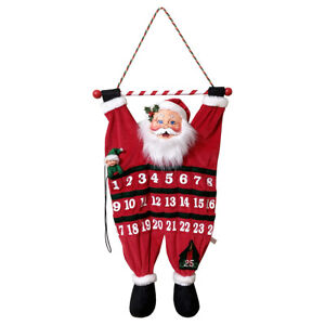 Annalee Santa Claus Elf Christmas Countdown Calendar Advent Vintage 2004 Hanging