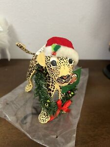 Annalee Yuletide Leopard 10” 2012 RARE