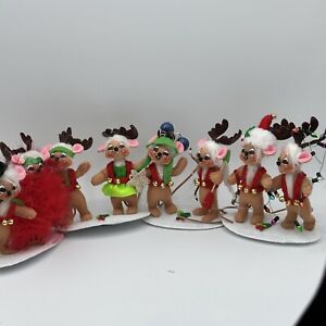 Annalee  Sold out 2020 Santa’s Team Set Of 4  Original Annalee Bag Tag