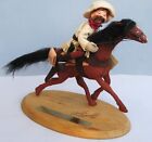 1993 Annalee Folk Hero Series PONY EXPRESS Horse & Rider Doll RARE Signed #1017