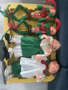 Annalee Lot Halloween And Christmas -Lot Total 19 Figures