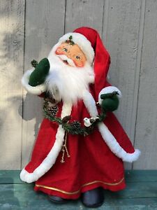 Annalee Santa Rare 32" Christmas Decoration Mobilite Dolls 2004 Large Holiday