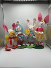 Anna Lee Set Of 4 Easter Spring Doll Mouse Mice Flower Eggs Bunny Baby Chick
