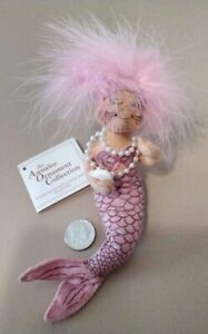 Vintage 2005 Lord & Taylor Exclusive Annalee Pink Mermaid Vintage 2005 Lord Rare
