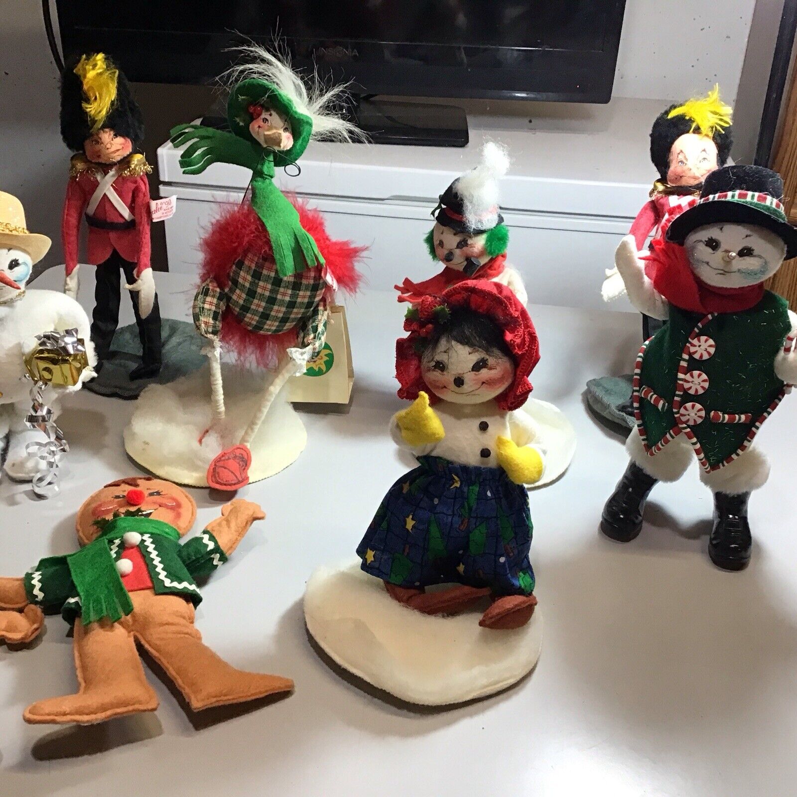 Annalee Dolls Chrismas Lot Of 9pcs