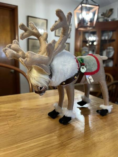 Annalee Dolls 8” Alpine Reindeer Caribou 2013 Christmas Holidays Collection NWOT
