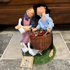 Rare ANNALEE Doll Society Americana Farmers in Cloche Dome Doll #2445 w/ TAG