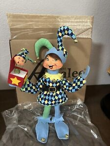 Annalee EXCLUSIVE 10” April Fools Jester #99  Only 100 Made