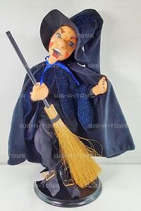 Annalee Mobilitee Dolls 23" Witch Blue Sparkle Wired Doll Halloween No. 332905