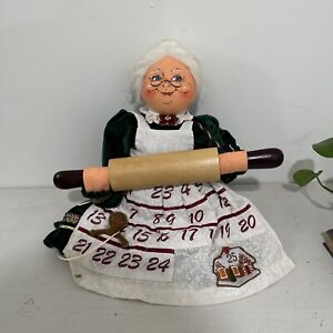 Vintage 32” Annalee Mrs Santa Claus Christmas Countdown 933502