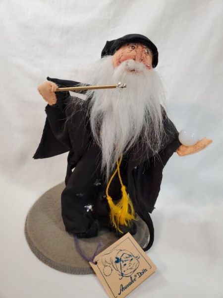 Vintage Annalee 10" Merlin the Magician Wizard 1988 with Tags Missing star 1988