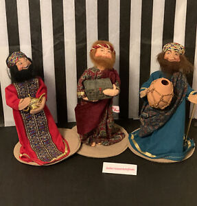 Annalee 3 Wise Men #5434, #5433, #5435 Christmas Kings Nativity Lot 1997