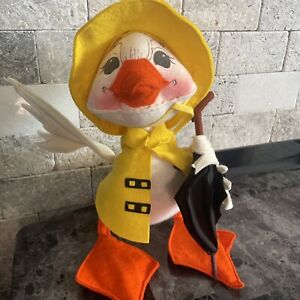 Annalee Duck W Raincoat & Umbrella 12”