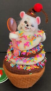 Annalee Doll Assembled In America Exclusive 5in But First, Ice Cream 852123 New