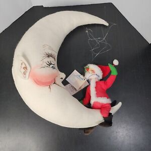 1990s Annalee Dolls 17" Moonbeam Santa Mobile Christmas Wire Doll Mobilitee