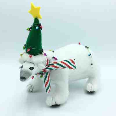 Annalee 2011 Polar Bear 7" Holiday Christmas Plush EUC with Tags