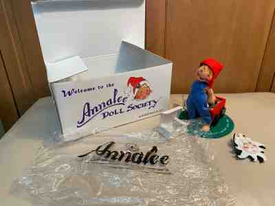 2000 Annalee Doll Society Logo Kid Membership Kit 7" Precious Cargo Logo 967800