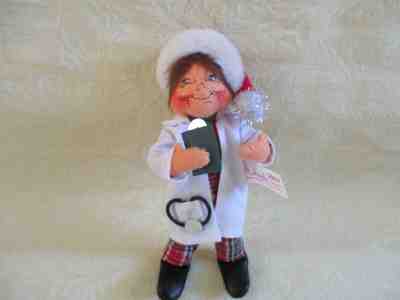 HTF Annalee 2002 6 Inch Medical Doctor Doll Christmas Tree Ornament