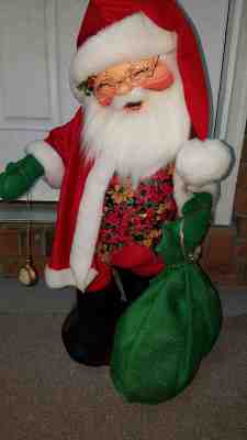Annalee Mobilitee Santa Claus huge figure Approx 30 inches tall vintage doll