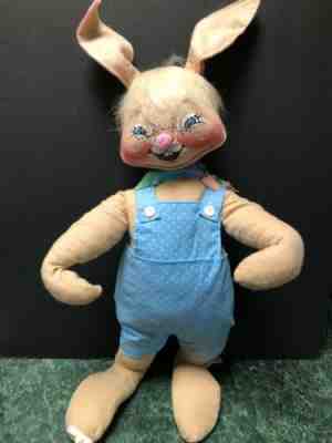 Adorable Large Annalee Mobiltee Doll Easter 32” Bunny Rabbit 1982 MINT!