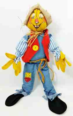 1976 Mobilitee Dolls Inc. Annalee 20" Scarecrow Doll USED