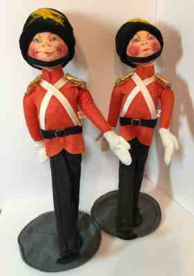 ???? Annalee doll Christmas 18” Lot 2 Large Toy Soldiers Royal Guard rare vintage