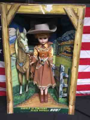 Huge! Super Rare Vintage 1958 Dale Evans Store Display Doll!