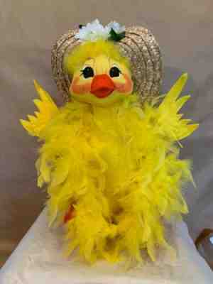 Annalee Large Easter 18" Spring Momma Duck 2006  Vintage Piece Super Cute
