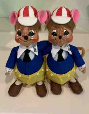 ANNALEE 6” Alice in Wonderland Tweedle Dee & Tweedle Dum Mice 943606 Macy’s