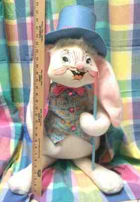 AnnaLee Mobilitee Doll  Large Easter Boy Bunny 30 Inch