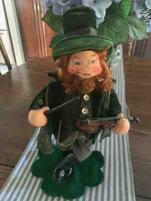 Annalee 14" Irish Jig Gentleman Leprechaun with Fiddle #169904