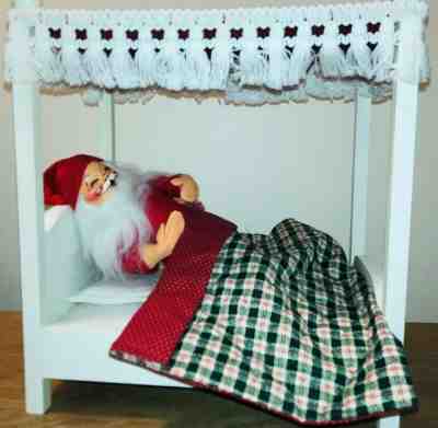 Annalee Sleeping Santa Advent Calendar, Specifically Made by Christmas Dove 