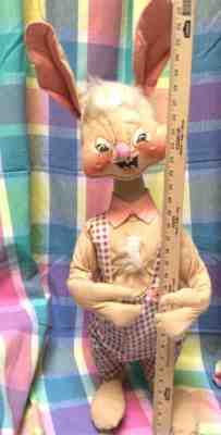 AnnaLee Mobilitee Doll Vintage Large Easter Boy Bunny 28 Inch