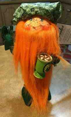 ANNALEE 8" DOLL 2007 "TOAST TO THE IRISH LEPRECHAUN" Beer Stein w/TAG! RARE HTF