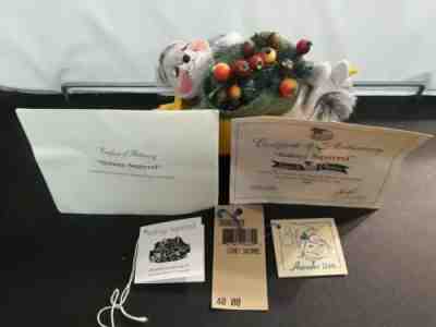 Rare must have Annalee 1999 Limited Edition Sidney Squirrel W/Certificate & tags