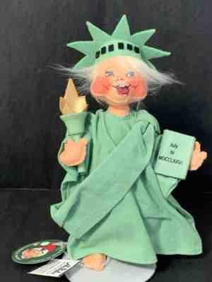 RARE Annalee 8" Statue of Liberty Kid 851019 Sold Out Limited Edition