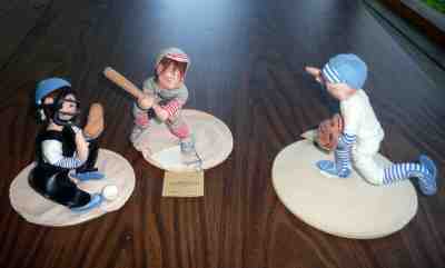 2020's Baseball! Pitcher, Batter & Catcher (Signed and Dated)