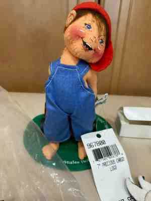 2000 Annalee 7" Precious Cargo Logo Annalee Doll Society Logo Kid #967800 No Box