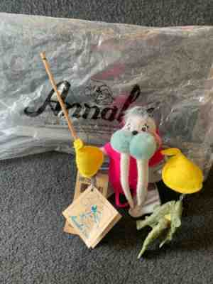 Annalee Fishin Fun Walrus New With Tags 6 Inch