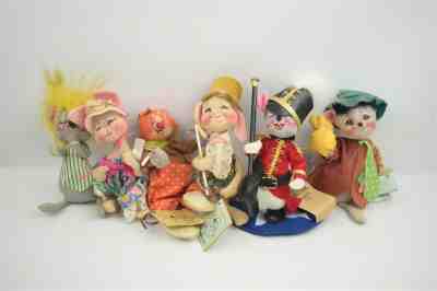 Vintage Analee Dolls 1976-1998 Easter Rabbits Mice Clown